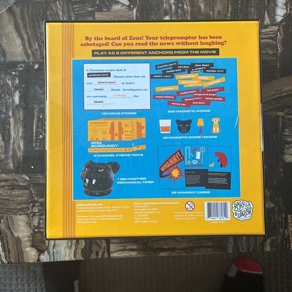 ANCHORMAN THE LEGEND OF RON BURGUNDY  THE BOARD GAME BRAND NEW SEALED - Picture 3 of 8